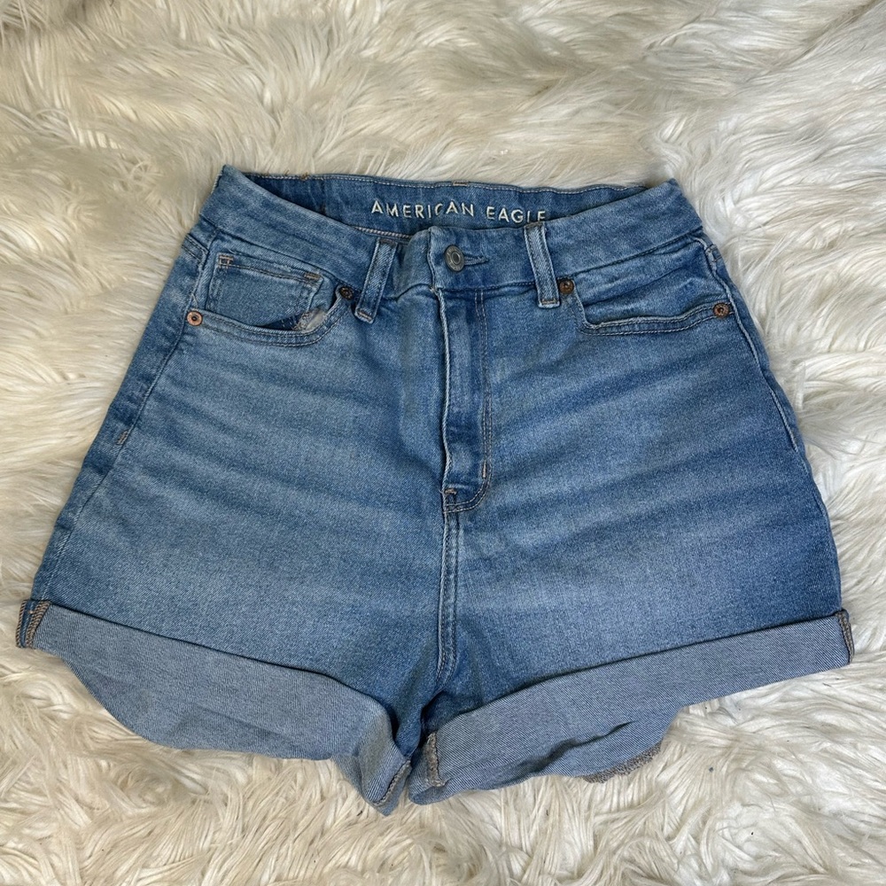 American Eagle Outfitters Light Blue Jean Shorts
